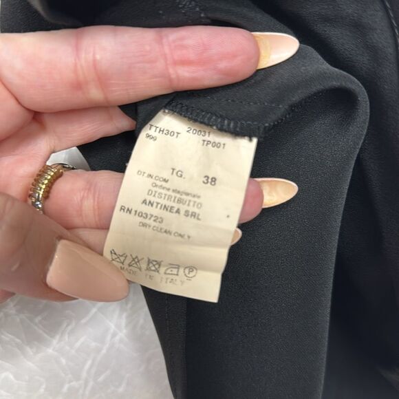 Armani Collezioni Sleeveless Slim Fit Silk Blend Top 2 - Picture 3 of 5